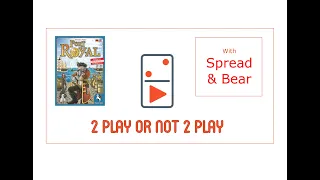 Port Royal 2 Player Board Game Review with Spread & Bear
