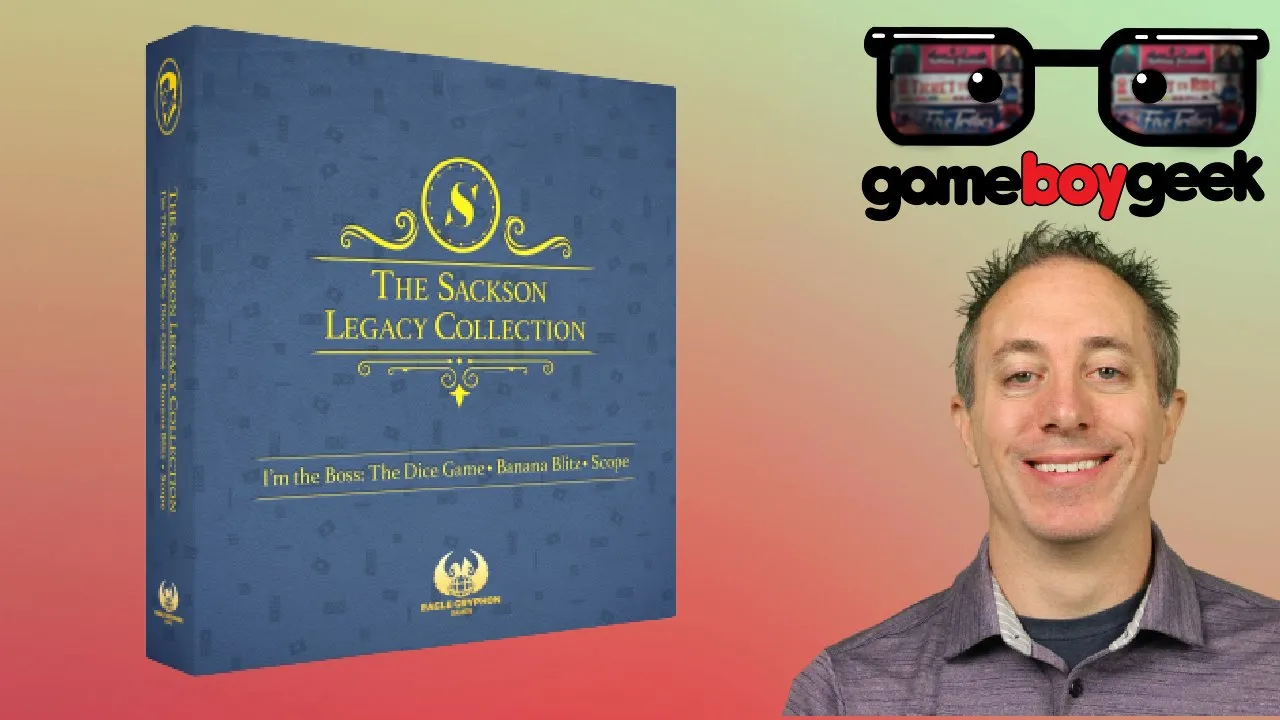 The Sackson Legacy Collection (Blue Box) Preview - I'm The Boss the Dice Game, Banana Blitz, Scope