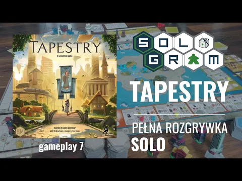 Tapestry | pełna rozgrywka solo | automa | gameplay 7
