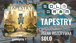 Tapestry | pełna rozgrywka solo | automa | gameplay 7