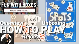Spots | Board Game | Unboxing, Overview, How to Play and Review | CMYK Games