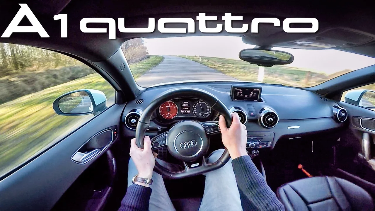 Audi A1 Quattro ABT POV Test Drive & Sound by AutoTopNL