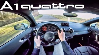 Audi A1 Quattro ABT POV Test Drive & Sound by AutoTopNL