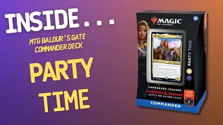 Magic The Gathering Battle for Baldur’s Gate Party Time Commander Deck | Inside #689