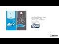 Tork Singlefold Hand Towel Universal White 1Ply- 290158 - 15 x 300 Sheets video