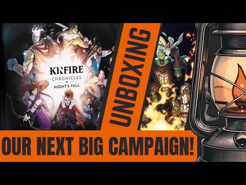 Unboxing Kinfire Chronicles: Night’s Fall | Epic Co-op Campaign Board Game