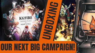 Unboxing Kinfire Chronicles: Night’s Fall | Epic Co-op Campaign Board Game