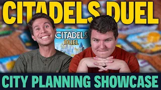 Citadels Duel | City Planning and Mind Games! | 2 Player Board Game Playthrough