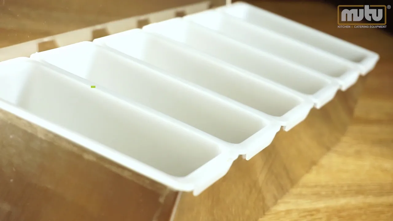 Food Container Stainless 6 Kompartemen Tutup Transparan Dapur Condiment Holder | Mutu CMH-6 on Youtube