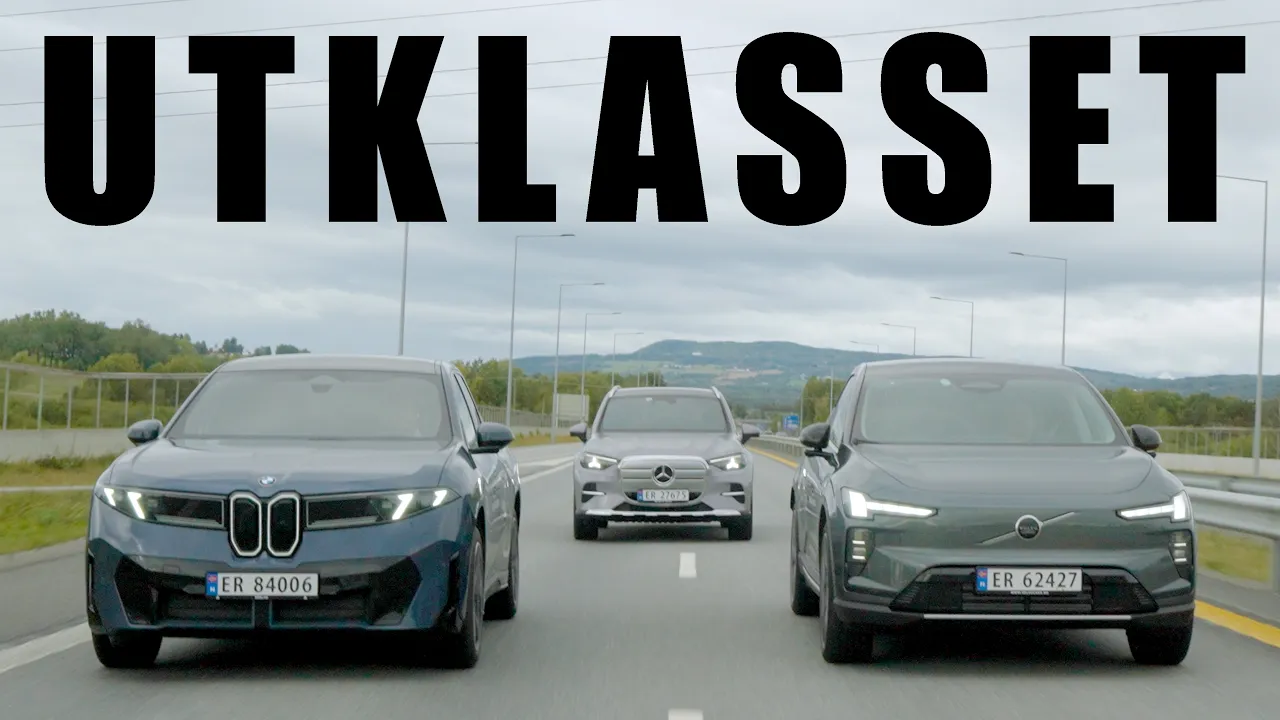Dette resultatet hadde jeg IKKE forventet! – BMW iX3 vs Merxedes GLC vs Volvo EX60 vs Xpeng G9