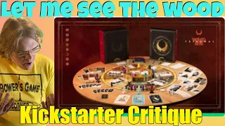 Veiled Fate: Tribunal - I wanna see that wood special edition! - Kickstarter Critique Review