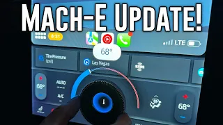 Mach-E updated interface! More uses for the screen knob! (Version 4.1.2)