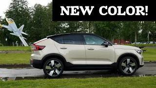 Sand Dune metallic 😎 Volvo's EC40 in a new color
