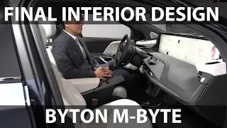 Byton M-Byte production car interior preview