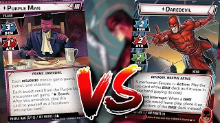 Luke Cage vs Expert Purple Man Solo Marvel Champions Gameplay