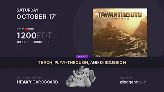 Tawantinsuyu: The Inca Empire --- Solo - Teaching & Play-through by Heavy Cardboard
