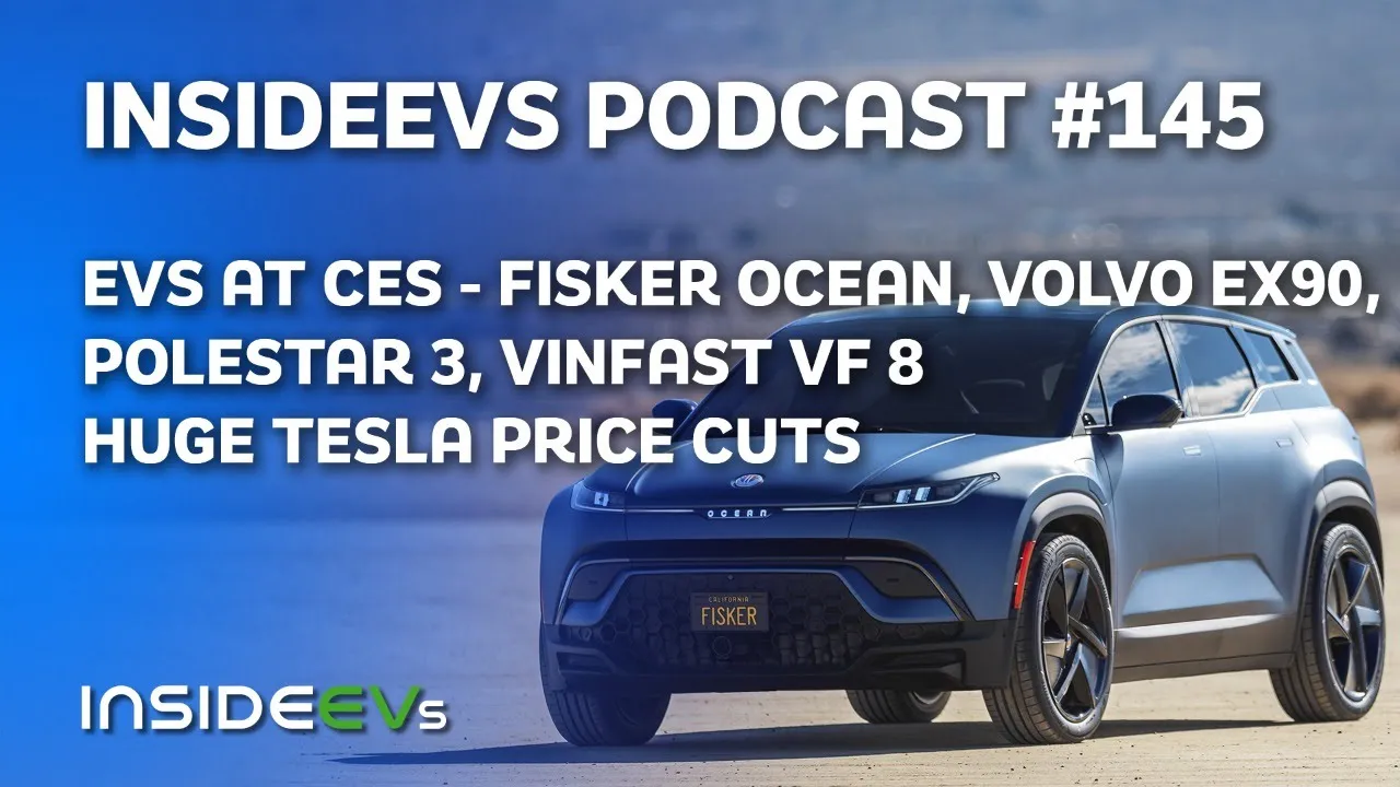 Driving Fisker Ocean, Tour New EVs At CES, And Tesla Price Cuts