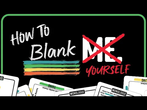 How to Blank Yourself (Craft Variation)