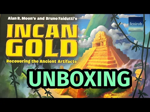 Incan Gold Board Game | Unboxing