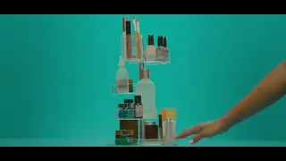 Umbra Pirouette Organizer, Clear & Nickel product video.