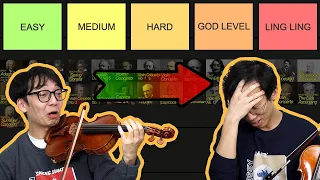 Most Famous Violin Pieces Ranked from Easiest to Hardest