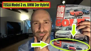 Auto Bild vergleicht: BMW Hybrid vs. TESLA - Fair oder abgekartet?