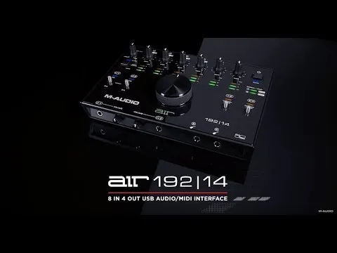Product video thumbnail for M-Audio AIR 192x14 8-In And 4-Out USB Audio Interface