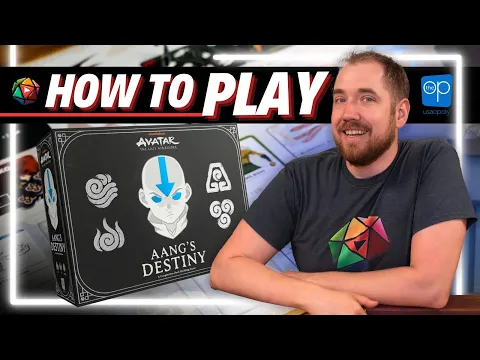 How to Play Aang's Destiny | Avatar the Last Airbender Deckbuilding Game | Board Game Tutorial