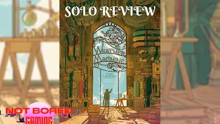 Weather Machine - Solo Review - Not Bored Gaming