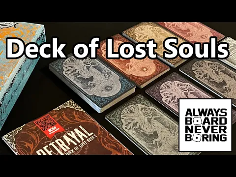 Betrayal Deck of Lost Souls: How to Play & Review | A Betrayal at House on the Hill Game | Sponsored