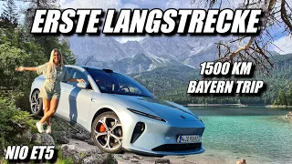 Erste Langstrecke im E Auto Nio ET5 Viel Luxus wenig Schwächen #elektroauto #roadtrip