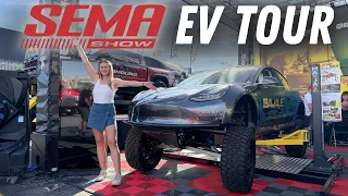 Our Favorite EVs At SEMA 2025! Full Tour
