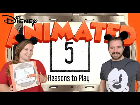 Disney Animated 5 Reasons to Play - We Review this fantastic co-op board game from Funko Games.