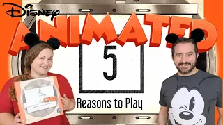 Disney Animated 5 Reasons to Play - We Review this fantastic co-op board game from Funko Games.