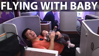 Traveling from Oslo to Chiang Mai with 6 month baby in Thai Airways Airbus A350-900