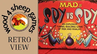 SPY VS SPY - an explosive board game rivalry - 1986 Milton Bradley #spyvsspy #boardgamereviews