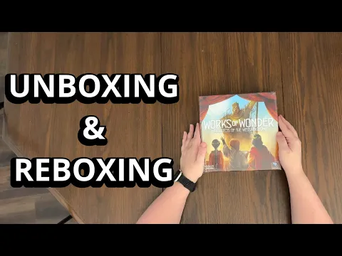 Architects of the West Kingdom: Works of Wonder Expansion - What's In the Box? Unboxing & Reboxing