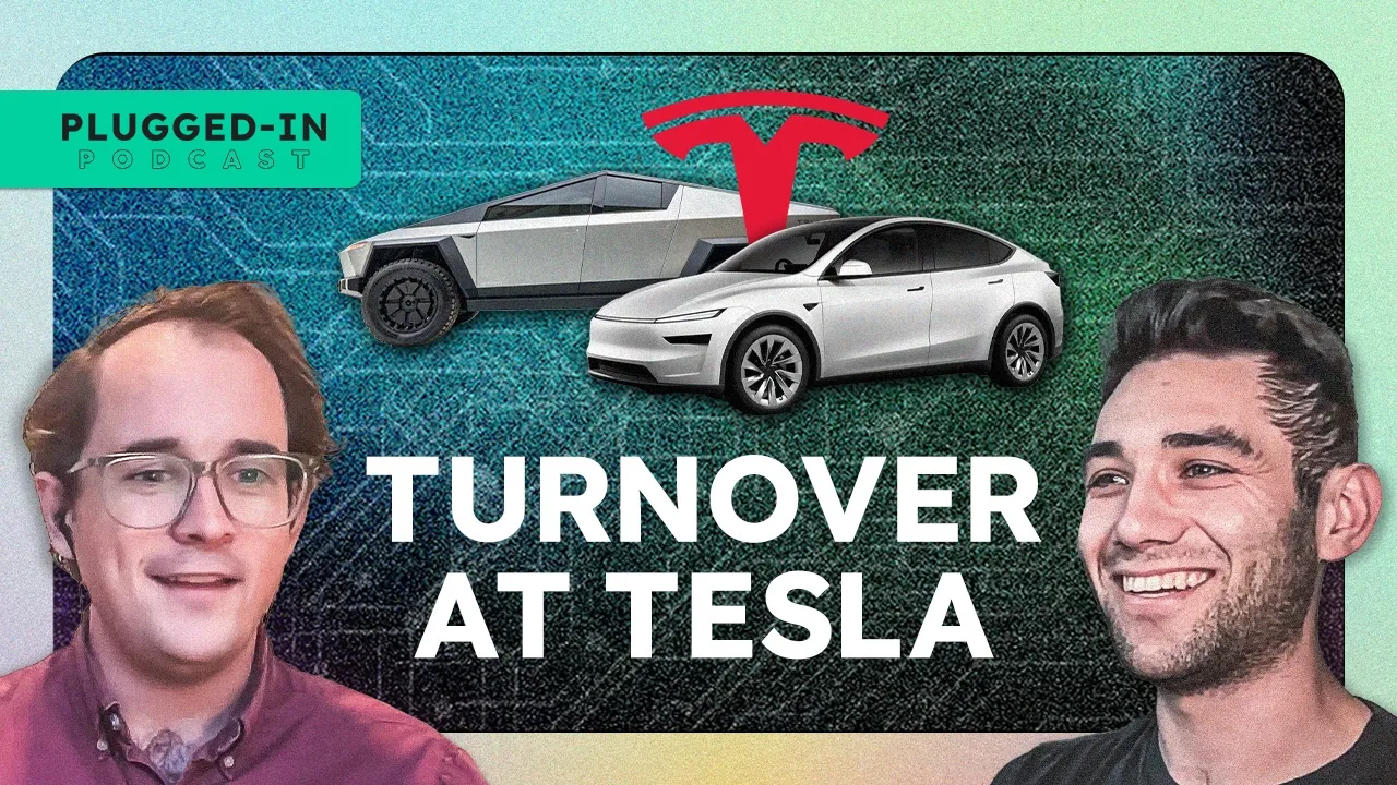 America’s EV Battery Bust, Tesla Execs Quit, & Rivian-VW Updates | InsideEVs Podcast Ep50