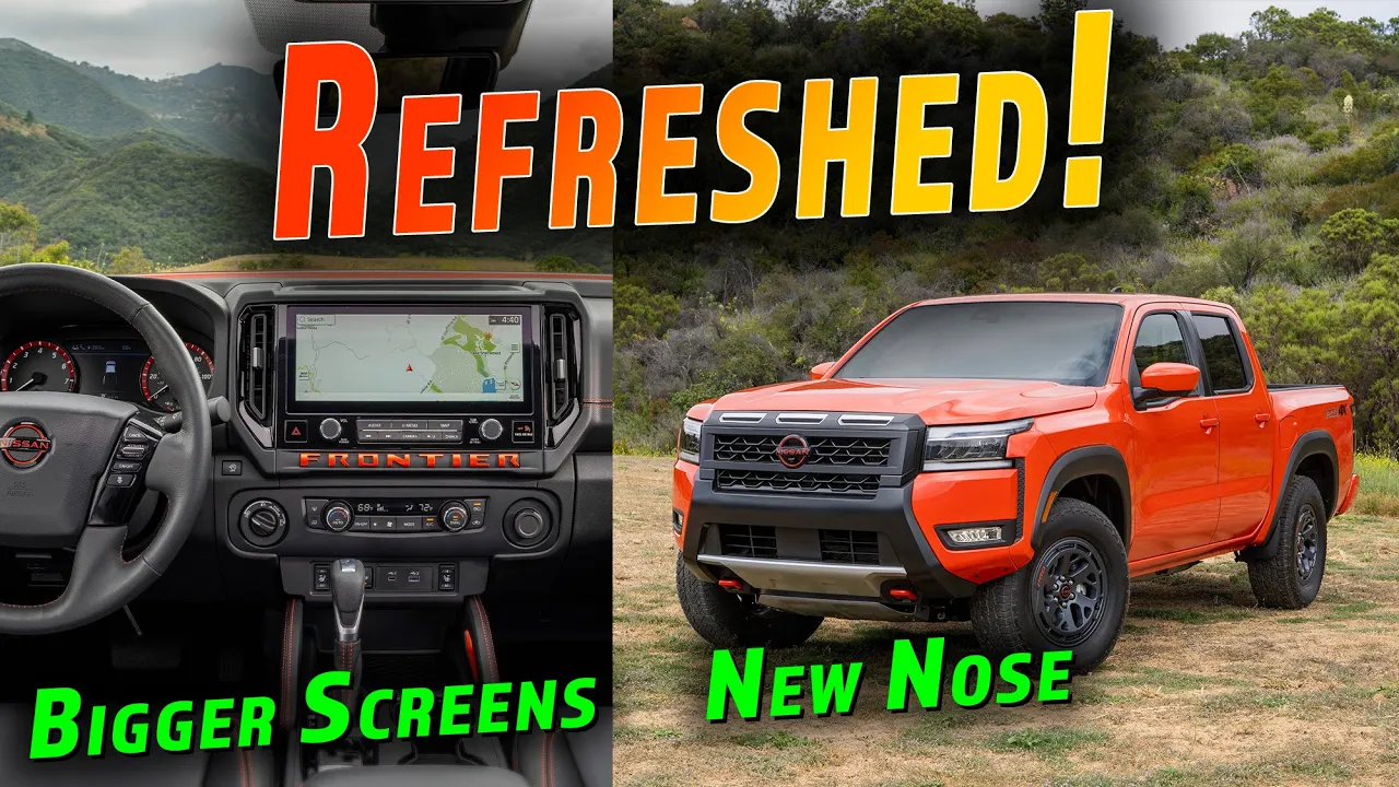 2025 Nissan Frontier First Look | Bigger LCD, More Towing, Still Has A V6!