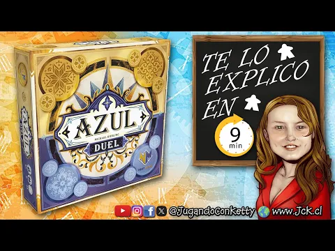 Azul Duel en 9 minutos [Juego de Mesa / Cómo se Juega / JcK / Asmodee]