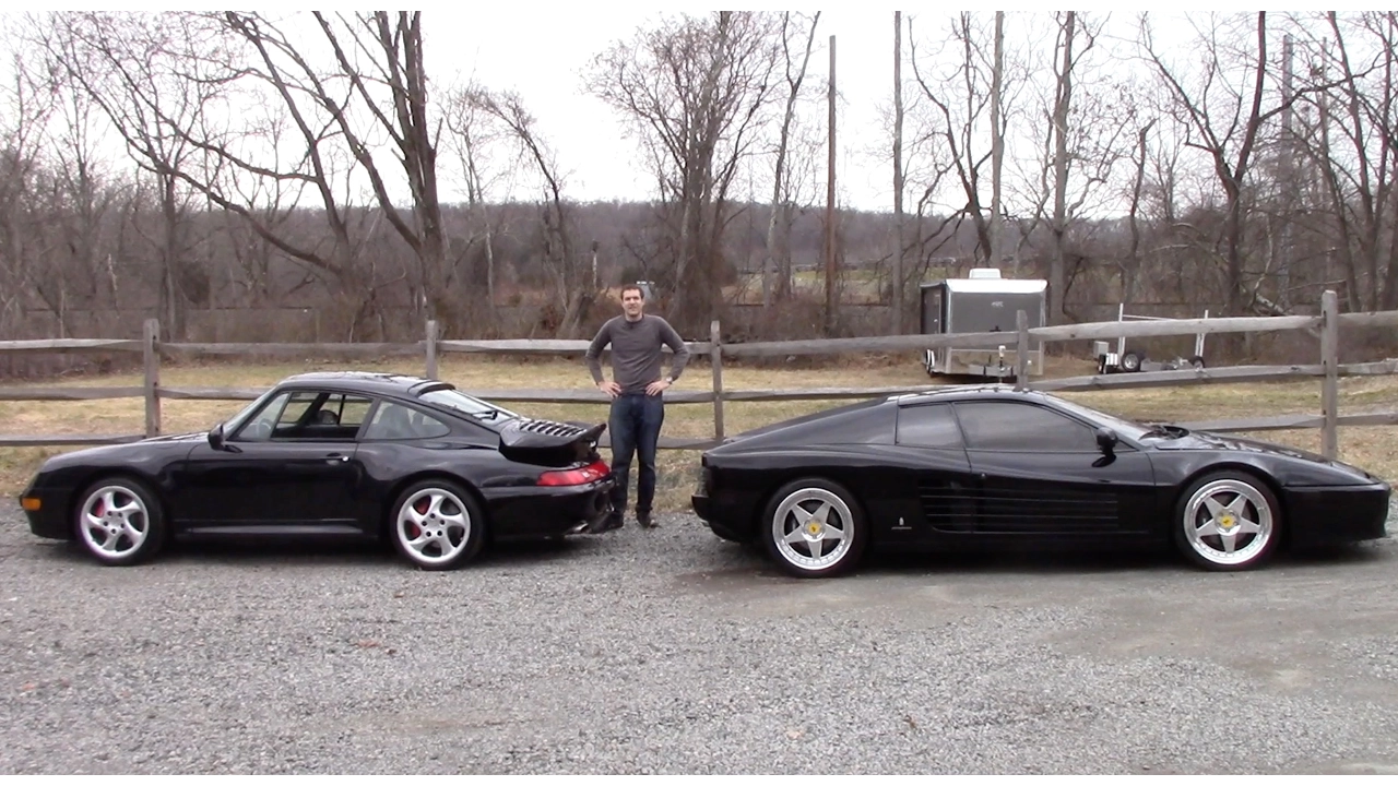 Ferrari 512TR vs. Porsche 911 Turbo: 1990s Battle!