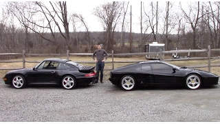 Ferrari 512TR vs. Porsche 911 Turbo: 1990s Battle!
