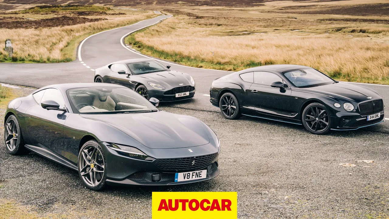 Ferrari Roma v Aston Martin DB11 AMR v Bentley Continental GT | The world's best grand tourer?