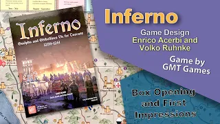 GMT Games - Inferno - Guelphs and Ghibellines vie for Tuscany - First Look