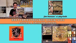 Brettspielfreunde Rhein-Sieg mit Jim Henson´s Labyrinth * Aufbau & Spielerklärung