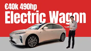 €40k 490hp Electric Wagon - NIO ET5 Touring First Look