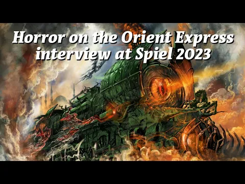 Horror on the Orient Express interview at Spiel 2023 at the @ChaosiumInc booth
