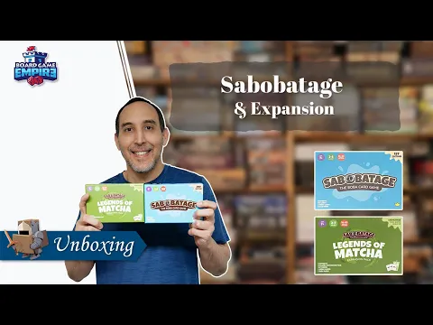 Sabobatage & Legends Of Matcha Unboxing