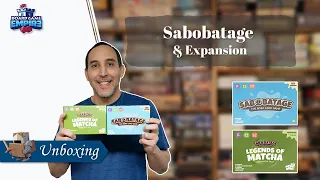 Sabobatage & Legends Of Matcha Unboxing