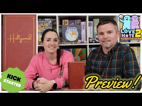 Preview of Hollywood 1947 - Facade Games | Coming to #Kickstarter #boardgames #boardgamereview